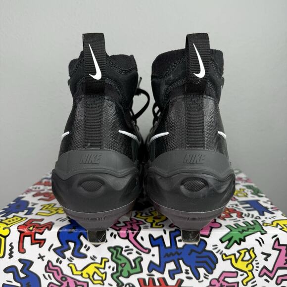 Nike Alpha Huarache NXT‎ Men’s Baseball Cleats Size US 7 DJ6517-010 Black - Picture 5 of 9